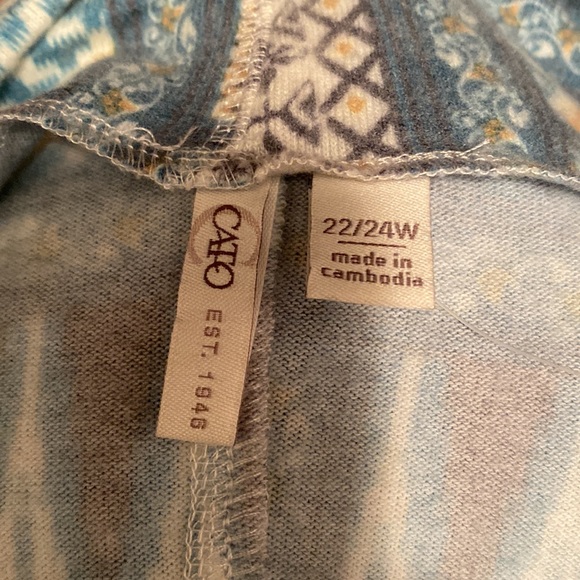 Brand New Cato Oversized Fleece Sweatshirt…size 18/20W & 22/24W - Picture 5 of 6